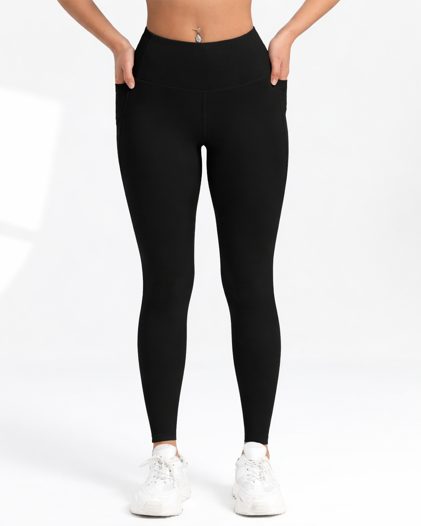 High-Waisted Leggings With Pockets